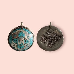 tibetan necklace charm